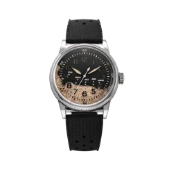 Reloj Praesidus Plata para hombres con una banda elástica UTAH Beach A-11 - Black 38MM Automatic