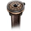 Crni muški sat Bomberg Watches s kožnim remenom BB-01 AUTOMATIC MARIACHI SKULL 43MM Automatic