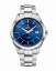 Męski srebrny zegarek Swiss Military Hanowa ze stalowym paskiem Elegant SMA34085.03 40MM Automatic