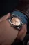 Męski srebrny zegarek Nivada Grenchen ze stalowym paskiem Antarctic Spider Salmon Date 32042A04 38MM Automatic