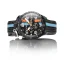 Crni muški sat Bomberg Watches s gumicom Racing MONACO 45MM