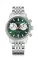 Strieborné pánske hodinky Delma Watches s ocelovým pásikom Continental Silver / Green 42MM