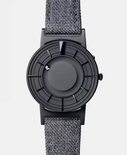 Μαύρο ρολόι Eone για άντρες με δερμάτινη ζώνη Bradley Edge - Black 40MM