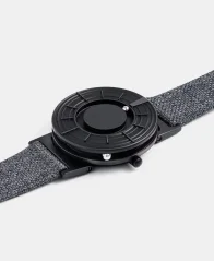 Reloj Eone negro de hombre con correa de piel Bradley Edge - Black 40MM