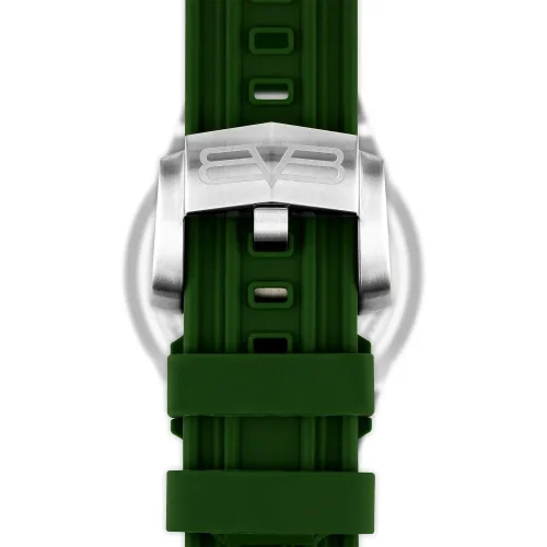 Srebrni muški sat Bomberg Watches s gumicom OLIVE GREEN 43MM Automatic