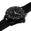 Czarny srebrny zegarek Marathon Watches z gumowym paskiem Anthracite Large Diver's 41MM Automatic