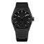 Men's silver Aisiondesign Watches with steel Tourbillon Hexagonal Pyramid Seamless Dial - Black 41MM