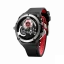 Zwart herenhorloge van Mazzucato met een rubberen band Rim Sport Black / Silver - 48MM Automatic