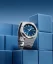 Men's silver Paul Rich watch with steel strap Frosted Star Dust Indigo Waffle - Silver 45MM