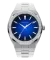 Reloj Paul Rich plateado para hombre con correa de acero Frosted Star Dust Moonlit Wave - Silver 45MM