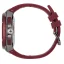 Stříbrné pánské hodinky Ralph Christian s gumovým páskem The Apex Chrono - Crimson Steel 46MM