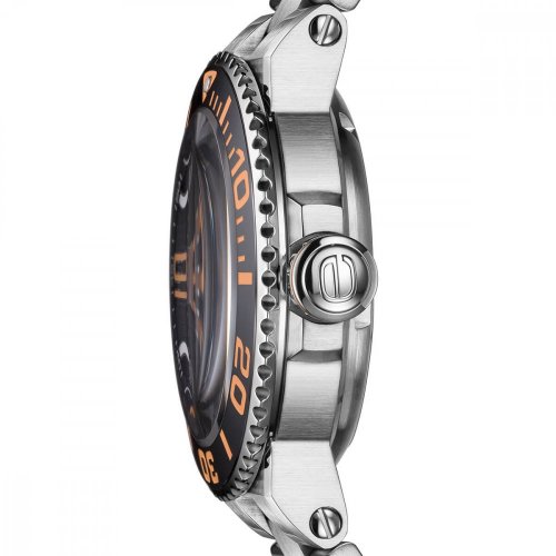 Strieborné pánske hodinky Epos s oceľovým pásikom Sportive 3441.131.99.52.30 43MM Automatic