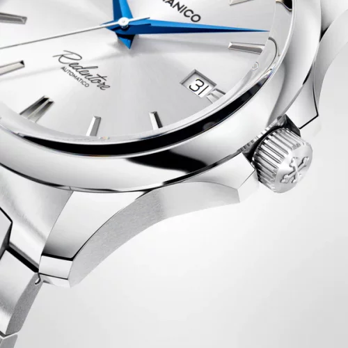 Venezianico muški srebrni sat sa čeličnim remenom Redentore 1221507C 40MM