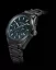 Zwart heren Vincero horloge met stalen band The Reserve Automatic Gunmetal/Slate Blue 41MM
