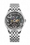 Męski srebrny zegarek Agelocer Watches z paskiem stalowym Bosch Series Steel Silver / Black 40MM Automatic