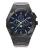Men's black Paul Rich watch with steel strap Star Dust II Moonphase - Black 43MM