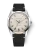 Reloj Nivada Grenchen plata para hombre con correa de cuero Antarctic 35001M15 35MM