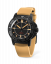 Montre Undone Watches pour hommes en noir avec bracelet en caoutchouc PVD Foxtrot 43MM Automatic