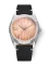 Męski srebrny zegarek Nivada Grenchen ze skórzanym paskiem Antarctic Spider 32050A17 38MM Automatic