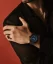 Montre Paul Rich pour homme en noir avec un bracelet en acier Frosted Star Dust Arabic Edition - Black Midnight Oasis 45MM