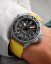 Men's silver Undone Watch with rubber strap Aquadeep - Signal Yellow 43MM Automatic