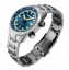 Zilverkleurig herenhorloge van Audaz Watches met stalen band Seafarer ADZ-3030-02 - Automatic 42MM