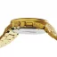 Montre Louis XVI pour homme de couleur or avec bracelet en acier Frosted Le Monarque 1215 - Gold 42MM