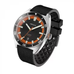Reloj Circula Watches plata para hombre con banda de goma AquaSport II - Grey 40MM Automatic
