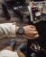 Szary męski zegarek Vincero ze skórzanym paskiem The Altitude Matte Gray/Brown 43MM