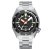 Men's silver Phoibos watch with steel strap Depth Hunter 300M PY060C Automatic 40MM