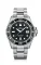 Męski srebrny zegarek Delma Watches ze stalowym paskiem Commodore Silver / Black 43MM