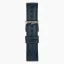 Orologio da uomo Nordgreen di colore nero con cinturino in pelle Pioneer Navy Dial - Navy Leather / Gun Metal 42MM