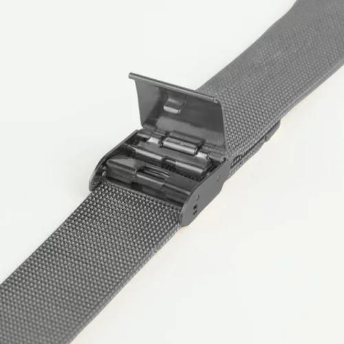 Μαύρο ρολόι Nordgreen για άνδρες με ατσάλινη ζώνη Pioneer White Dial - Mesh / Gun Metal 42MM