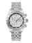 Herrenuhr aus Silber Delma Watches mit Stahlband Montego Silver / White 42MM Automatic
