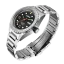 Zilverkleurig herenhorloge van Audaz Watches met stalen band Tri Hawk ADZ-4010-01 - Automatic 43MM