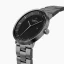 Μαύρο ρολόι Nordgreen για άνδρες με ατσάλινη ζώνη Philosopher Black Dial - 3-Link / Gun Metal 36 MM