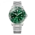Stříbrné pánské hodinky Venezianico s ocelovým páskem Nereide 3321501C Green 42MM Automatic