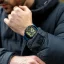 Černé pánské hodinky Ralph Christian s gumovým páskem The Intrepid Sport - Midnight Venom 42,5MM
