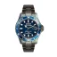 Strieborné pánske hodinky Out Of Order Watches s ocelovým pásikom Blue Casanova 44MM