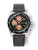 Strieborné pánske hodinky Nivada Grenchen s koženým opaskom Chronosport Mecaquartz Salmon 77002Q10 38MM