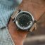Men's grey Zinvo Watches watch with genuine leather belt Blade Encore - Grey 44MM