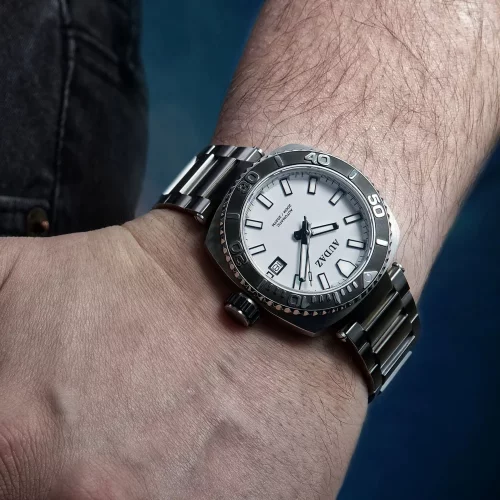 Orologio da uomo Audaz Watches in argento con cinturino in acciaio King Ray ADZ-3040-06 - Automatic 42MM