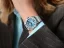 Men's silver Bomberg Watch with steel strap EDGE CYAN 43MM Automatic