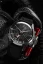 Men's silver Vulcain watch with leather strap Nautical Heritage Black Beige Patina Steel Triple Caseback - Black Plain 42MM Automatic