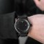 Miesten musta Zinvo Watches -kello aidolla nahkavyöllä Blade Phantom - Black 44MM
