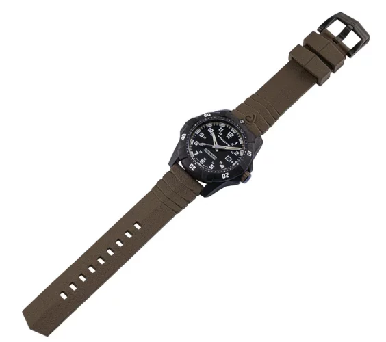 Černé pánské hodinky ProTek s gumovým páskem Official USMC Series 1016D 42MM