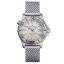 Ασημένιο ρολόι Davosa για άντρες με ιμάντα από χάλυβα Argonautic BG Mesh - Silver 43MM Automatic