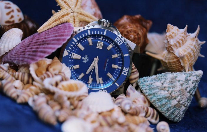 Montre Phoibos Watches pour homme de couleur argent avec bracelet en caoutchouc Levithan PY032B DLC 500M - Automatic 45MM
