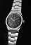 Relógio Nivada Grenchen prata para homem com bracelete em aço F77 Black No Date 68000A77 37MM Automatic