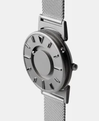 Muški srebrni sat Eone s čeličnim remenom Bradley Mesh - Silver 40MM